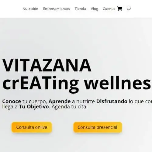 Luis Bazaldua - Vitazana ecommerce desarrollado en wordpress con divi